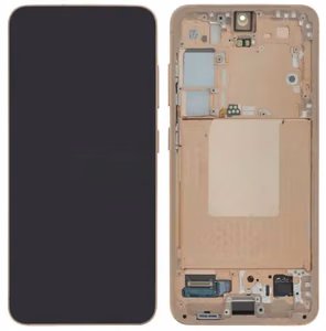 LCD-näyttö Samsung S921 S24 kosketusnäytöllä ja kehyksellä Amber Yellow alkuperäinen (käytetty Grade A)