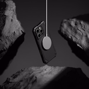 Ringke Rugged Gear MagSafe iPhone 16 Pro Suojakuori - Musta