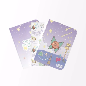 BT21 SHOOKY A6 -muistikirjasetti, 3 kpl