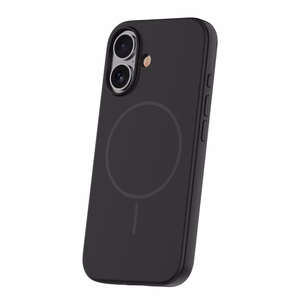Silikoninen Ohut Mag Suojakuori iPhone 16 6,1:lle musta