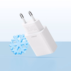 Cuktech wall power adapter 20 W USB-C, EU plug – white