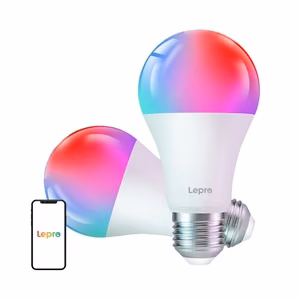 LEPRO B2-2 E27 Wi-Fi LED-lamppu, 1100 lm, 2 kpl