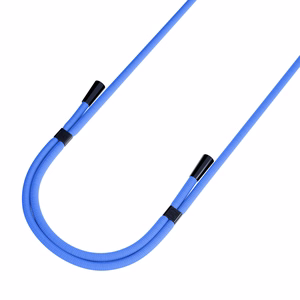 3mk EasyClip puhelimen kaulahihna, sininen (mustat osat)