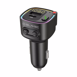 Blavec FM Transmitter Flash TR-02 MP3, Bluetooth - USB + Type C - PD 30W (TFMFTR02-B) black