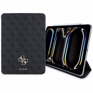 Guess GUFC11PM24PS4SGK iPad Pro 11" 2024 Musta/Musta Magneettinen 4G Big Logo