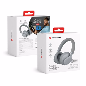 Wireless headphones Forcell F-Audio Touch Beat ANC grey