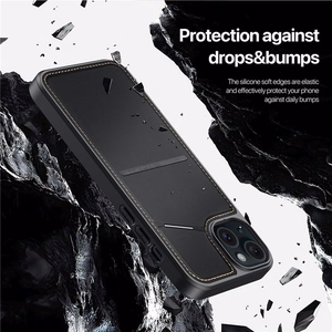 DUX DUCIS case RAFI II MAG with stand compatible with MagSafe for IPHONE 15 Plus black