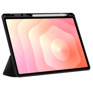 Tech-Protect SmartCase Pen -suojakuori Samsung Galaxy Tab S12+ 12.4" X840 / X846B -mallille, musta