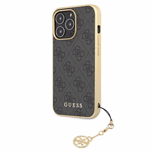 Guess GUHCP13XGF4GGR iPhone 13 Pro Max 6.7" harmaa/harmaa kovakotelo 4G Charms kokoelma