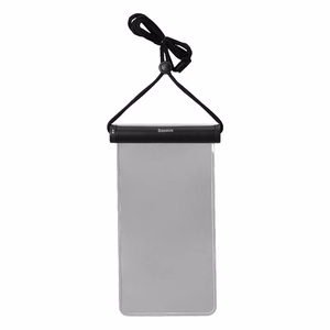 Vedenpitävä puhelimen suojakotelo Baseus AquaGlide Cylindrical Slide Lock -lukolla (musta)