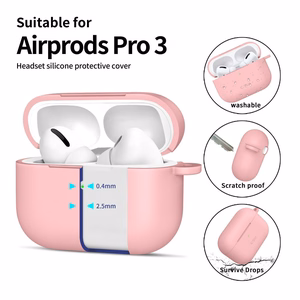 Tech-Protect Silikoninen Hook Suojakuori AirPods Pro:lle - Vaaleanpunainen