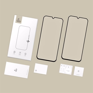 Tech-Protect Glass Fit+ 2-pack karkaistu lasi Samsung Galaxy A16 4G / 5G / A26 5G / A17 4G / 5G:lle - musta