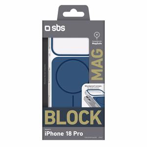 SBS Block suojakuori mallille iPhone 18 Pro, MagSafe-yhteensopiva – sininen