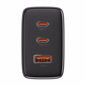 Baseus OS-Cube Pro seinälaturi 2x USB-C + USB 65W musta