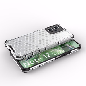 Honeycomb panssari hybridinen Suojakuori Xiaomi Redmi Note 12 5G / Poco X5 5G:lle musta