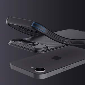 Nillkin CamShield Pro Magneettinen Suojakuori iPhone 16e / 17e:lle - Musta