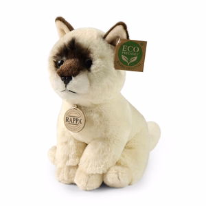 Rappa Soft Collection ympäristöystävällinen realistinen istuva ragdoll-kissapehmolelu, 23 cm