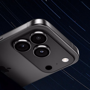 Benks Tempered glass DR Sapphire Lens Protector on camera for Iphone 17 Pro/17 Pro Max (lens 3 pieces) black
