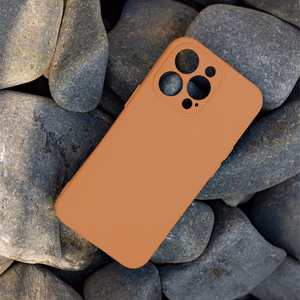 Silikoninen Suojakuori iPhone 17 Pro 6,3 tuumalle mandariini
