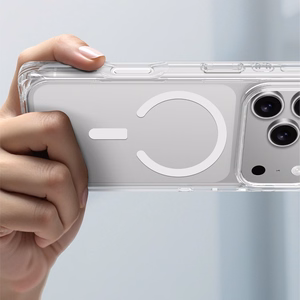 AmazingThing Omni Suojakuori iPhone 17 Pro Max:lle MagSafe-yhteensopiva - läpinäkyvä