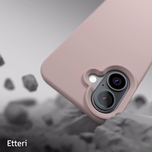 Etteri Silicone Mag case for iPhone 16 Plus 6,7" light pink