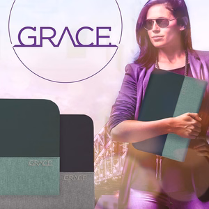 STM Grace laptop sleeve for MacBook Pro 15" / other 15" laptops, cloud grey