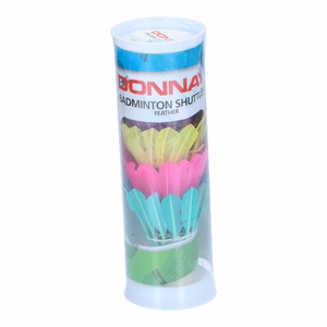 Donnay sulalliset sulkapallot, 5 kpl, moniväriset