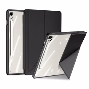Dux Ducis Magi Suojakuori kynätelineellä Samsung Galaxy Tab S10 FE/S9/S9 FE:lle - musta