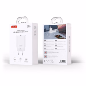 XO seinälaturi CE32 PD 20W 1x USB-C valkoinen