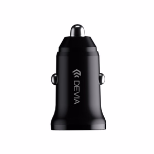 Devia autolaturi Smart Mini PD QC 3.0 30W 1x USB 1x USB-C valkoinen