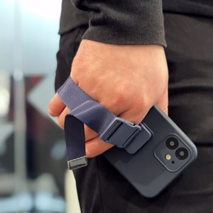 Rope case gel case with a chain lanyard bag lanyard Xiaomi Poco X3 NFC navy blue