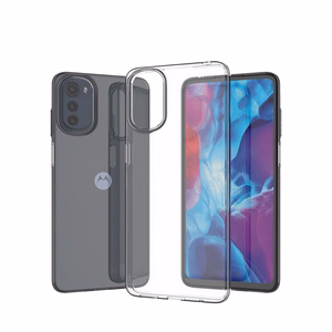 Ultra Clear 0,5 mm tapauksessa Motorola Moto E32 ohut kansi läpinäkyvä