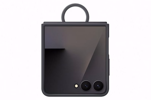 PF766TBEGWW Ring Case (Silicone) Samsung Galaxy Flip7, Black