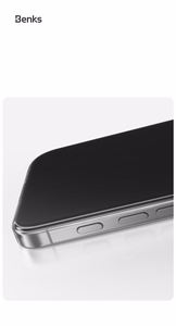 Benks GlassWarrior -näytönsuoja iPhone 16 Prolle (Online Packing)