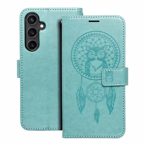 MEZZO Book Suojakuori Samsung S23 FE:lle dreamcatcher vihreä