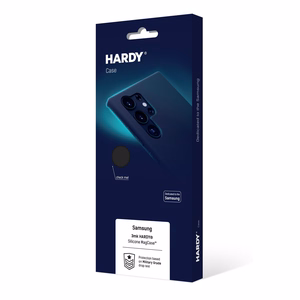 3mk Hardy Silicone MagCase Suojakuori Samsung Galaxy S25 Edge:lle - musta