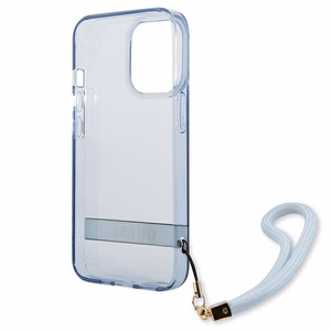 Guess GUHCP13LHTSGSB iPhone 13 Pro / 13 6,1 "sininen / sininen kovakotelo Läpikuultava Stap