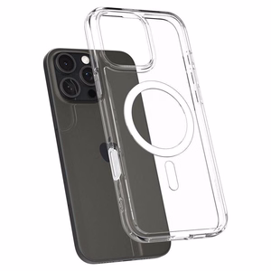 Spigen Ultra Hybrid T Mag MagSafe Suojakuori iPhone 16 Pro Max:lle - valkoinen