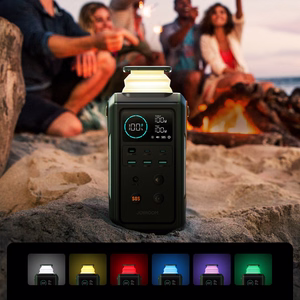 Virtapankki Joyroom JR-PBF10 75000mAh 100W 3x USB-C 3x USB-A kokoontaitettavalla taskulampulla ja kahvalla - vihreä