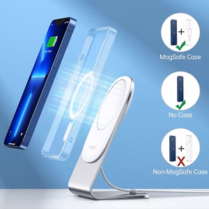 Magnetic Wireless Charger with Stand CHOETECH, 15W, MagSafe