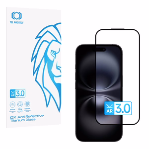 Karkaistu lasi Tel Protect 10X AR 3.0 AntiReflective Titanium Iphone 16 (kirjekuori)