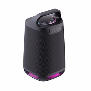 Blavec Portable Bluetooth-kaiutin TWS WS-01 Karaoke 160W mikrofonilla - musta (vahingoittunut pakkaus)