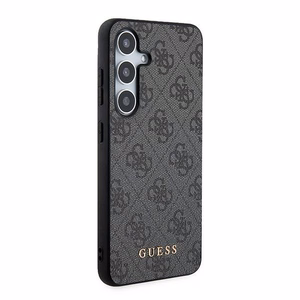 Guess Suojakuori Samsung Galaxy A35:lle GUOHCSA35G4GFGR (PU 4G Classic Metal Logo) musta