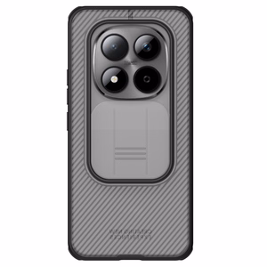 Nillkin CamShield Pro suojakuori Xiaomi Redmi Note 15 Pro+ 5G/Poco M8 Pro 5G läpinäkyvä musta