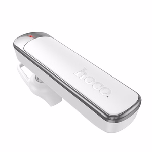 Hoco E201 -langaton monokuulokemikrofoni, ENC, Bluetooth 6.0, 130 mAh, valkoinen