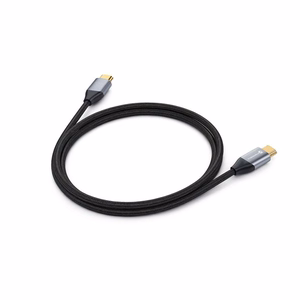 Forcell DisplayPort 2.1 -kaapeli, 16K/60 Hz, 8K/120 Hz, 4K/240 Hz, HDR, Ethernet, G-SYNC/FreeSync, 80 Gbit/s, 2 m – musta