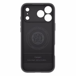 Spigen Parallax S Mag Magsafe Suojakuori iPhone 17 Pro Max:lle Matte Black