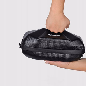 WILDMAN matkalaukku polkupyörän ohjaustankoon vetoketjulla, 3,5L, X9, musta