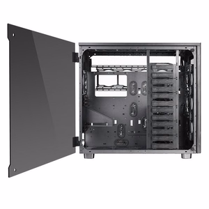 Thermaltake View 91 TG RGB -tietokonekotelo, Ultra Tower, musta