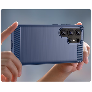 Carbon Suojakuori Samsung Galaxy S25 Ultra - Sininen